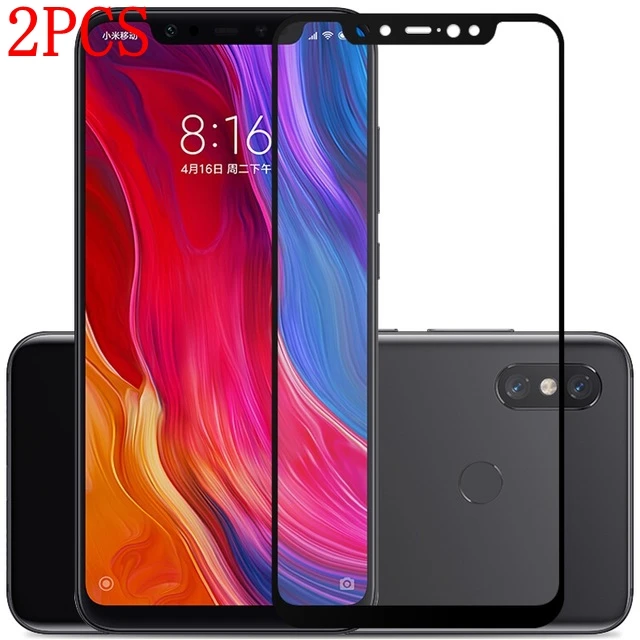 3D закаленное стекло для Xiaomi Poco F1 2 шт. полноэкранная Защитная пленка Pocophone