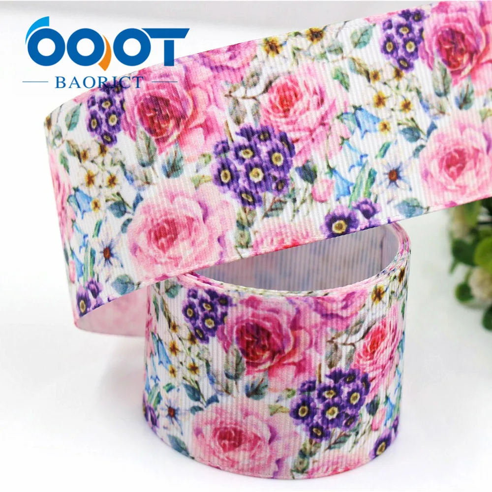 OOOT BAORJCT 183175 38 мм 10 ярдов мультфильм ленты с цветами Термальность печатным