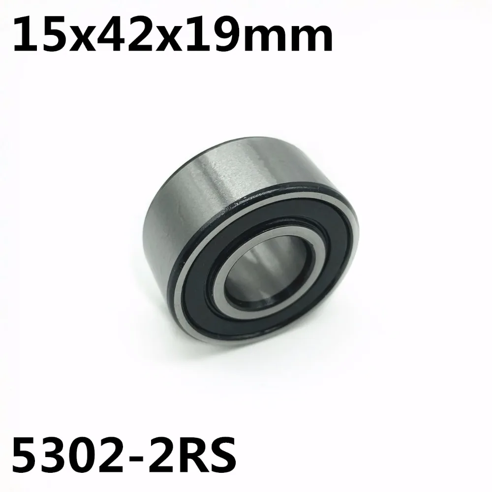 5302 2RS 15x42x19 мм 1 шт. двухрядные Радиально упорные контактные подшипники высокое