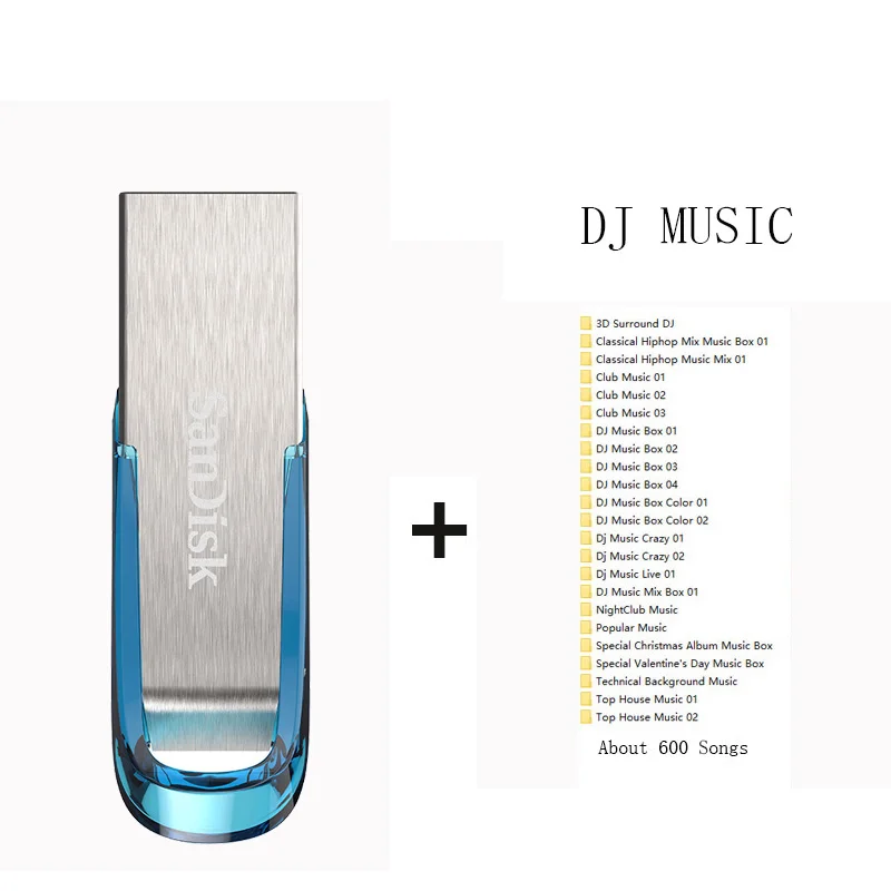 CZ73 64GB Plus DJ Sandisk флешка флешки 64 гб USB3.0 Flash Drive 64 гб cle usb флеш-накопитель натуральная Ultra Flair металлическая ручка привода на ключ синий Memory Stick - Цвет: CZ73 64GB Plus DJ