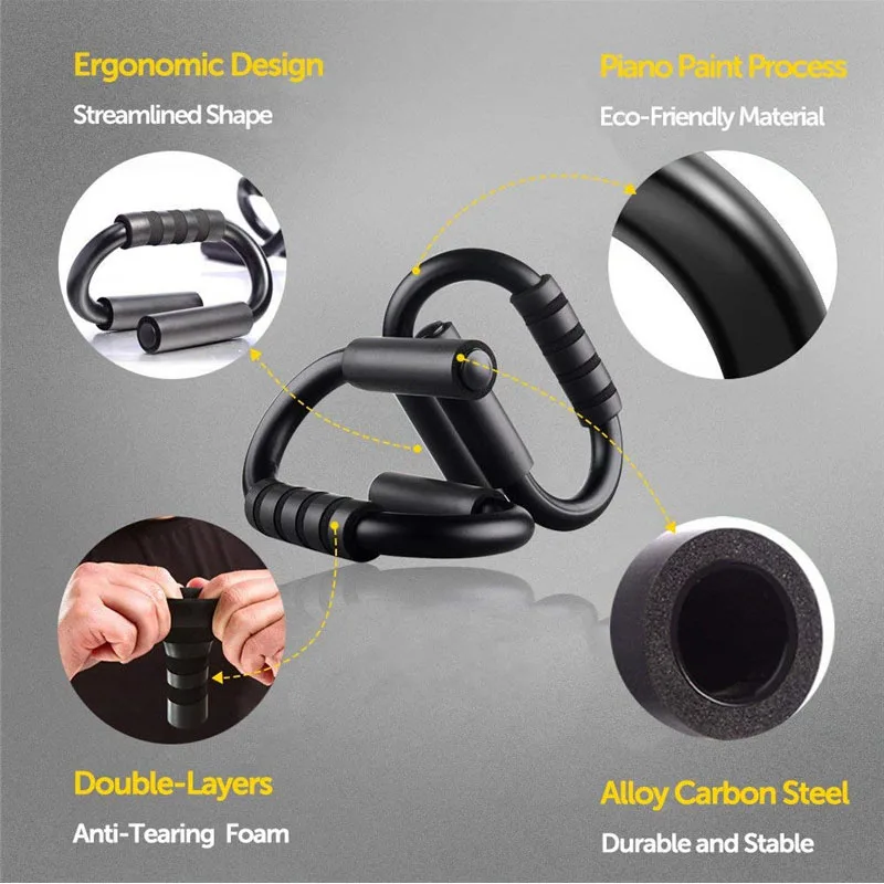 FAVSPORTS Barre Fitness Steel Push ups стойки спортивные упражнения грудь губка пуш ап бар