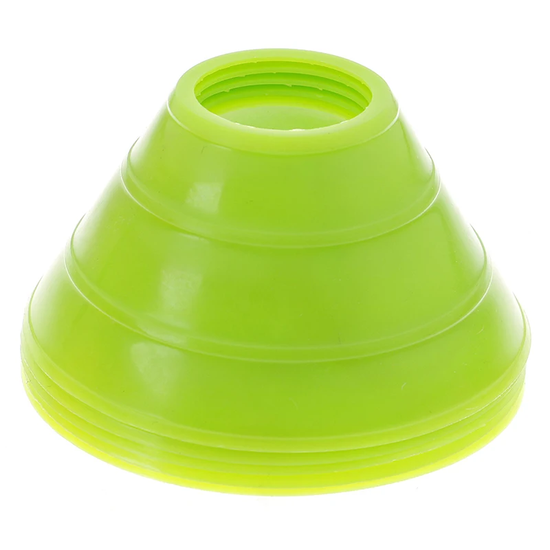 Fluorescent green 5 шт./компл. высокое качество футбольные тренировочные штаны блюдо со знаком Давление устойчивостью Шишки Маркер Диски маркер ведро спортивных аксессуаров - Цвет: Fluorescent green