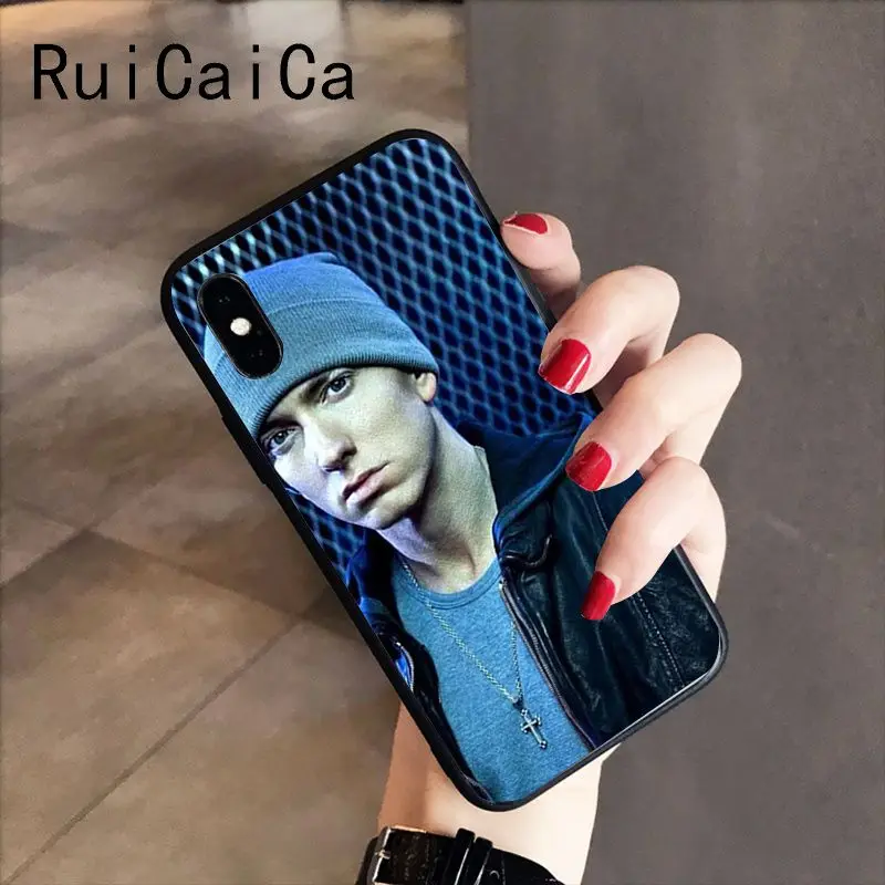 RuiCaiCa русский Рэппер Oxxxymiron DIY печать рисунок чехол для телефона iPhone 5 5Sx 6 7 7plus 8 8Plus X