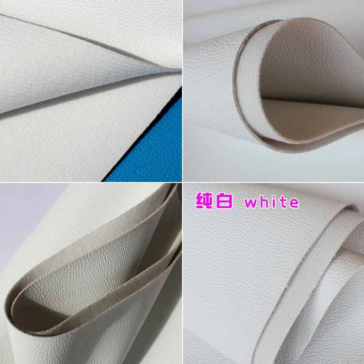 Белая ткань из искусственной кожи | Дом и сад