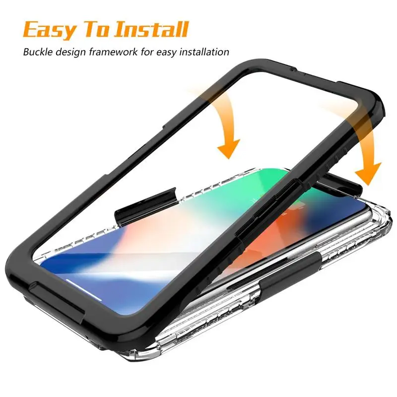 Водонепроницаемый чехол для телефона iPhone XR XS Max подводный плавания и дайвинга X 6 6s