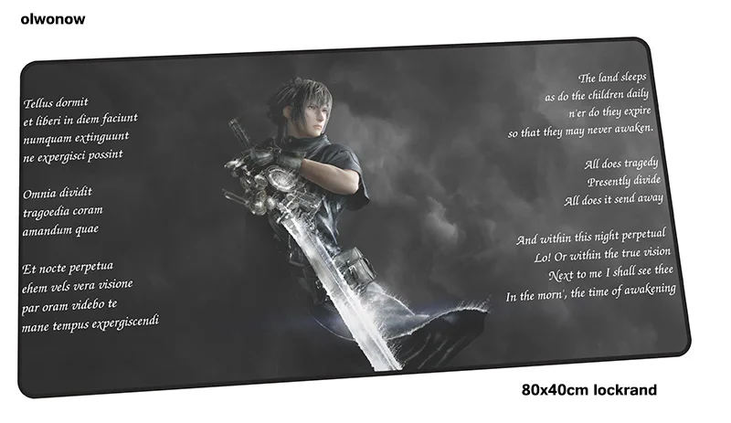 Final fantasy геймерский коврик для мыши большой 800x400x2 мм игровой коврик для мыши подарок на Хеллоуин аксессуары для ноутбука padmouse эргономичный коврик