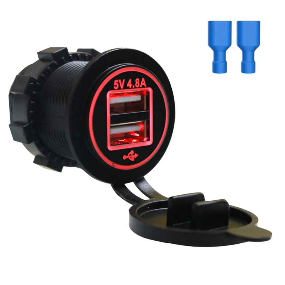 Автомобильное зарядное устройство SOONHUA с двумя USB-портами 4 8 А | Электроника