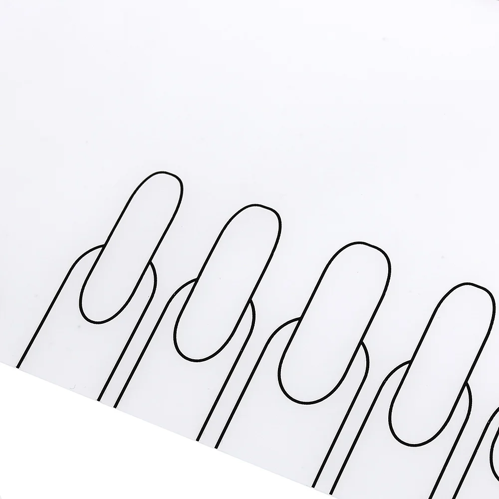 1 шт. модный моющийся Косметический лак для ногтей мягкий прозрачный силиконовый