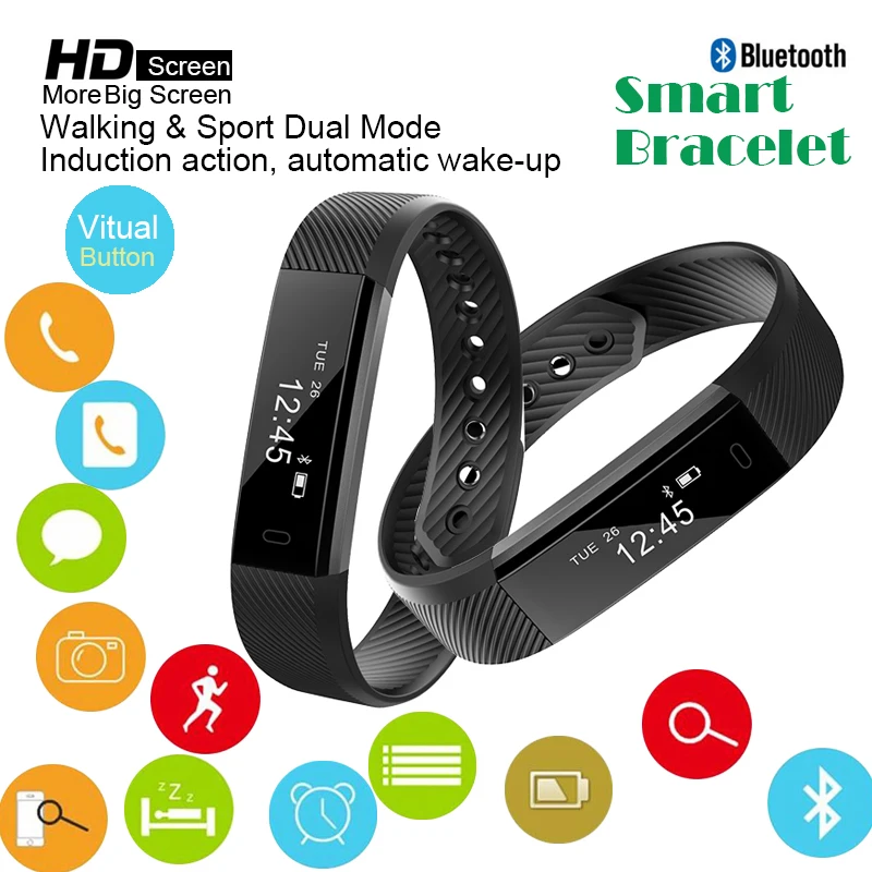2019 Bluetooth водонепроницаемые умные часы Для женщин Спорт браслет Фитнес трекер