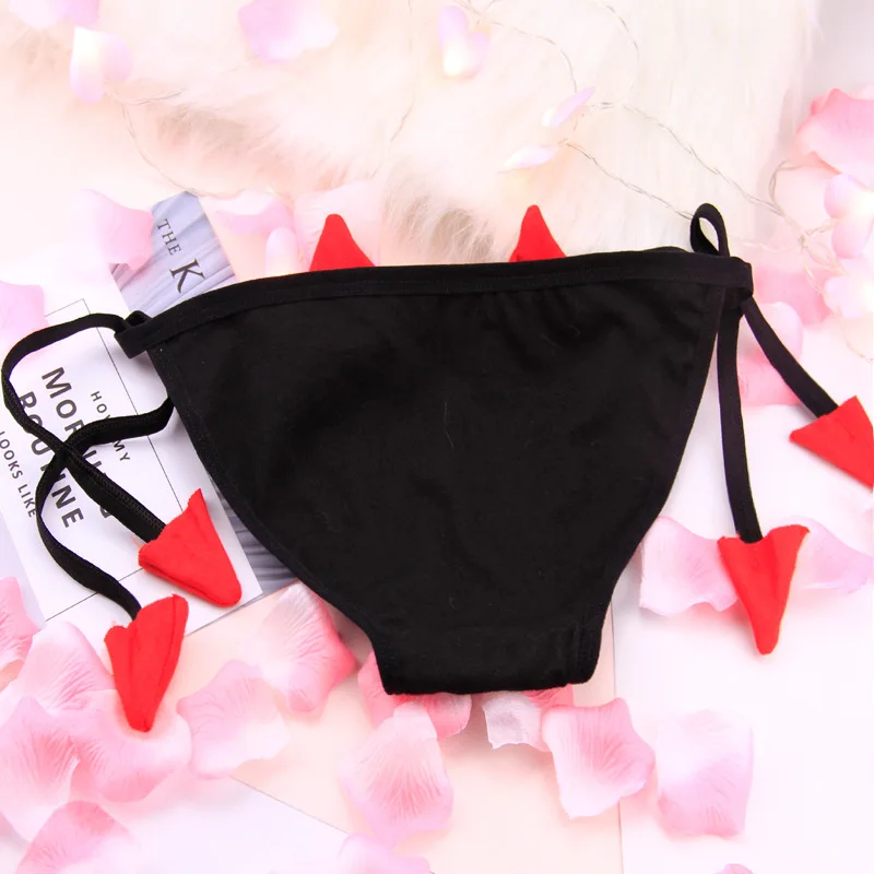 Женское Бандажное нижнее белье сексуальные рожки дьявола прозрачные для женщин