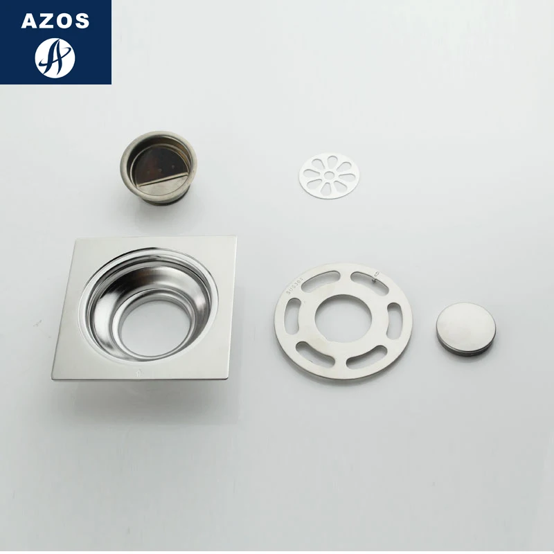 AZOS SUS304 нержавеющая сталь мелководное уплотнение для слива пола стиральная