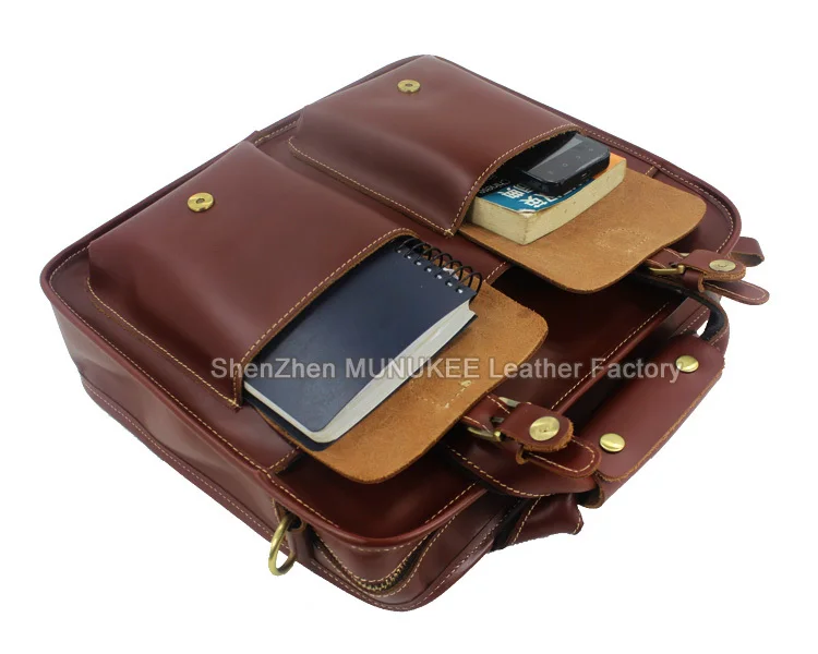 Высококачественная итальянская мужская сумка мессенджер из натуральной кожи