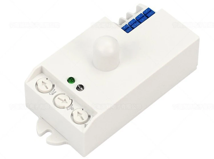 Indoor  Best quality Microwave Radar Sensor Light Switch Body Motion  DC 12V-24V 5.8GHz With Shell