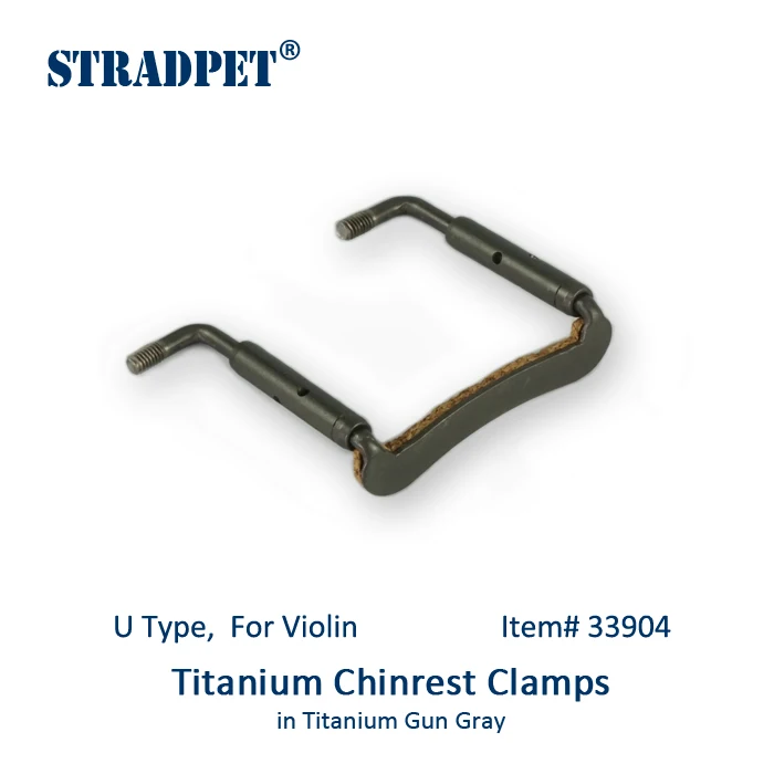 U образные зажимы для скрипки STRADPET из титана ширина 42 мм титанового пистолета
