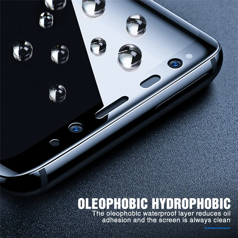 9D Curved Screen Tempered Glass For Samsung Galaxy S9 S8 Plus Note 9 8 Protector Glass For Samsung S7 S6 Edge S9 Protective Film
