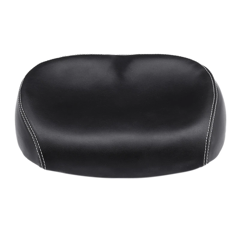 Bike Seat Mtb Road Bike Saddle Comfortable Breathable Wide Bicycle Saddle Soft Bike Cushion Pad - Цвет: Black