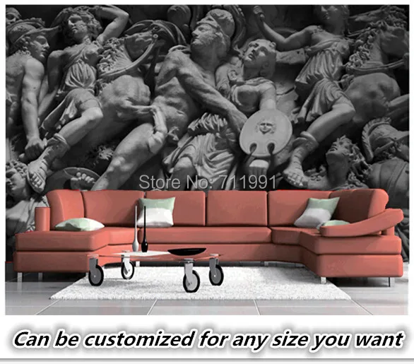 Пользовательские обои для стен 3 d древняя Римская Статуя в гостиную спальню