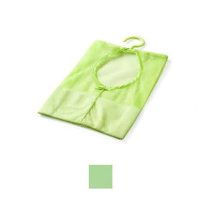 fashion green Практичная подвесная Сетчатая Сумка для хранения игрушек для ванной, органайзер для кухонных вещей, корзина для хранения куклы, детская корзина для ванной - Цвет: fashion green