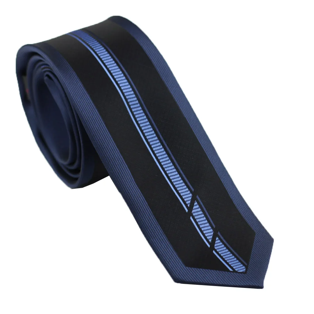 Галстуки Coachella темно синий галстук в полоску из микрофибры 6 см|skinny tie|designer tiestie