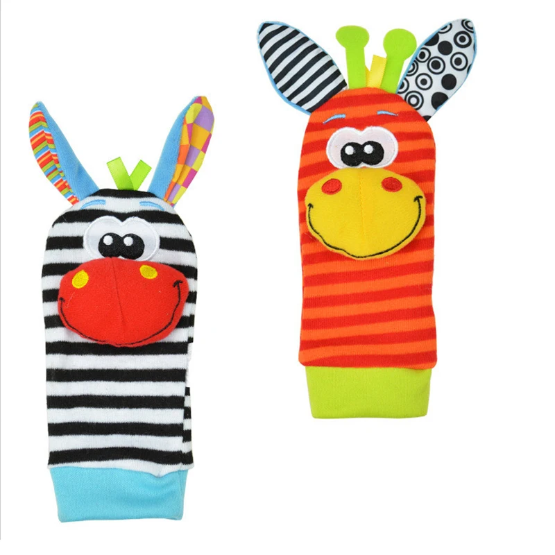 Младенец дети ноги один носок игрушки браслет погремушка и 0 ~ 24 месяцев|Носки для