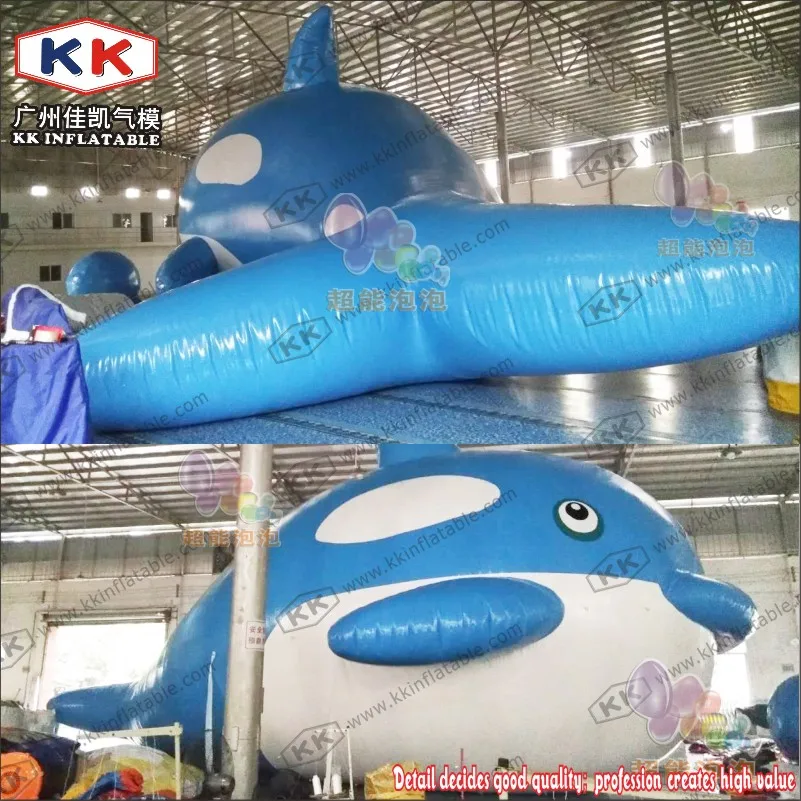 Гигантский надувной КИТ 20 м синий кит для озерной рекламы|inflatable whale|whale blue |