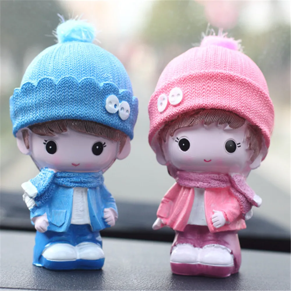 Украшение для автомобиля игрушки куклы из смолы модный автомобильный Стайлинг