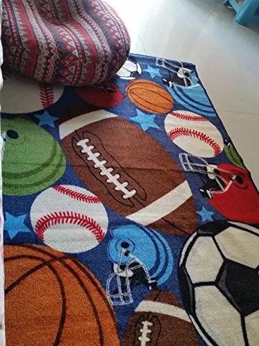 100% нейлоновый синий ковер для мальчиков детские ковры спальни экологичный