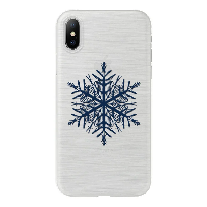 sd1xhua Для iPhone 6 Чехол 7 8 X Рождественская елка телефон Coque для iPhone 6 6S 5 5S SE Fundas для iPhone X XS Мягкая силиконовая Рождественская накладка олень - Цвет: sd1xhua