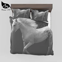Dream NS Personalized Custom Home Textile Polyester Cotton Horse Bedding Set Aangepaste dekbedovertrek SMY13