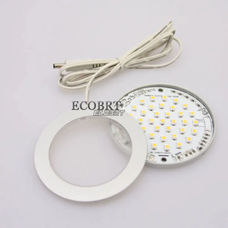 (30 шт./лот) круглые светильники для шкафов с плоской поверхностью 9 5 30 в 2 Вт SMD