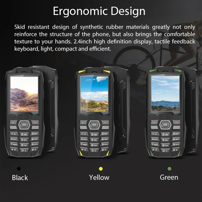 Blackview BV1000 Dual SIM мобильные телефоны gsm IP68 Tri-proof водонепроницаемые Россия Клавиатура