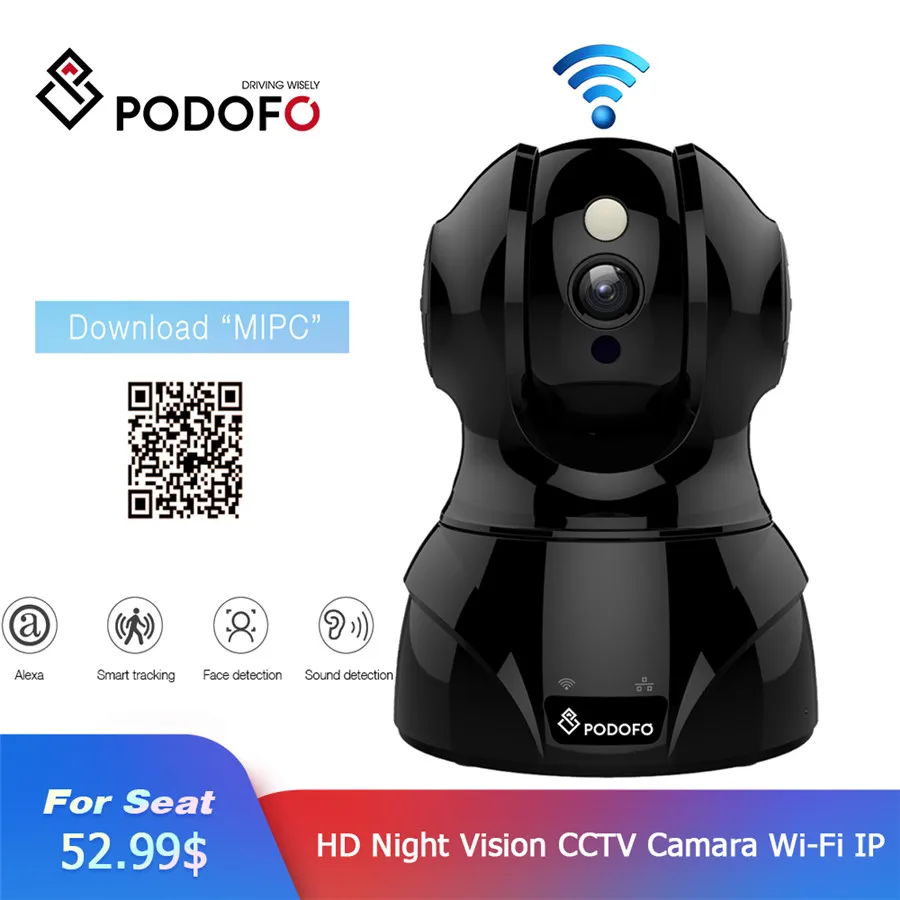 

Беспроводная IP-камера Podofo HD облачная с автоматическим отслеживанием людей