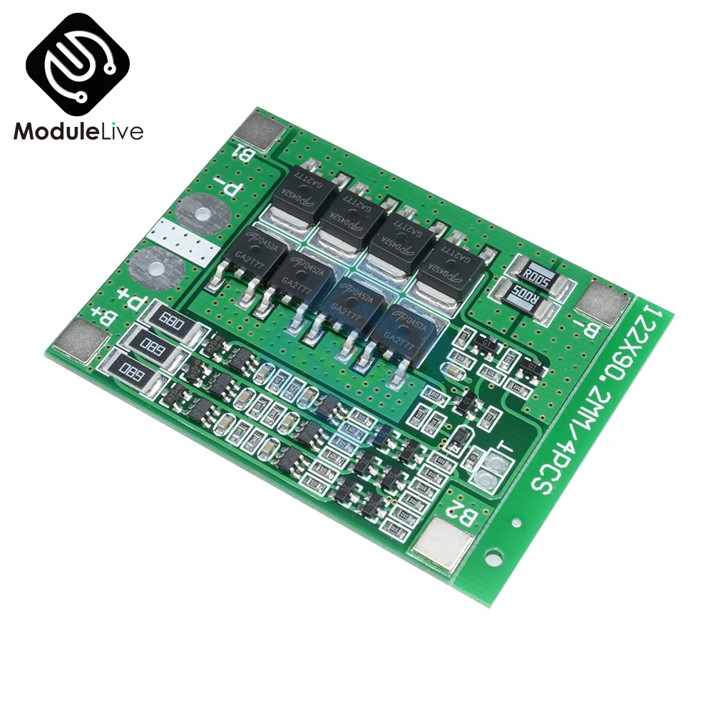 3 S 25A Li-Ion 18650 BMS батарея PCM Защитная плата BMS PCM с балансом для литий-ионных плата защиты литий-полимерных аккумуляторов модуль 12 В