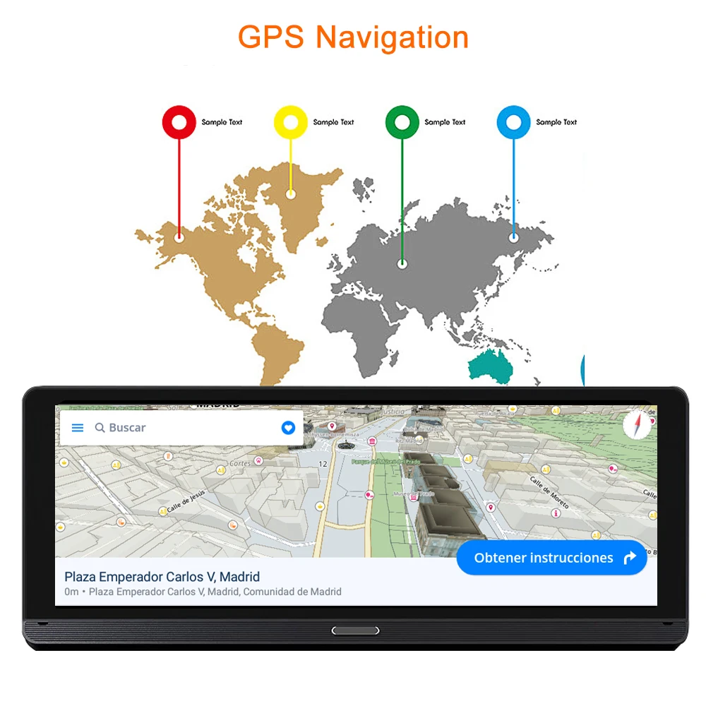 Bluavido " 4G Android gps навигация ADAS Full HD 1080P Автомобильный видеорегистратор камера WiFi удаленный монитор BT 4,0 Авто видео рекордер Dash cam