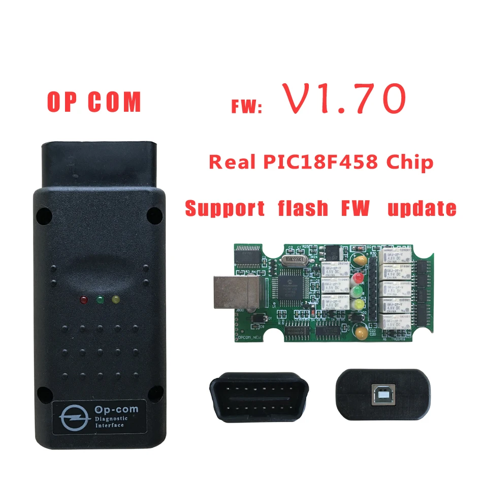 Новейшая OPCOM V1.70 прошивка A + качественная OP COM для Opel диагностический инструмент с