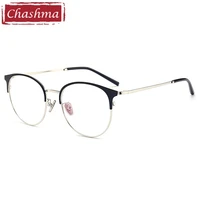 chashma brand quality eye frames retro big circle eyeglasses female male prescription glasses full rimmed round glasses
