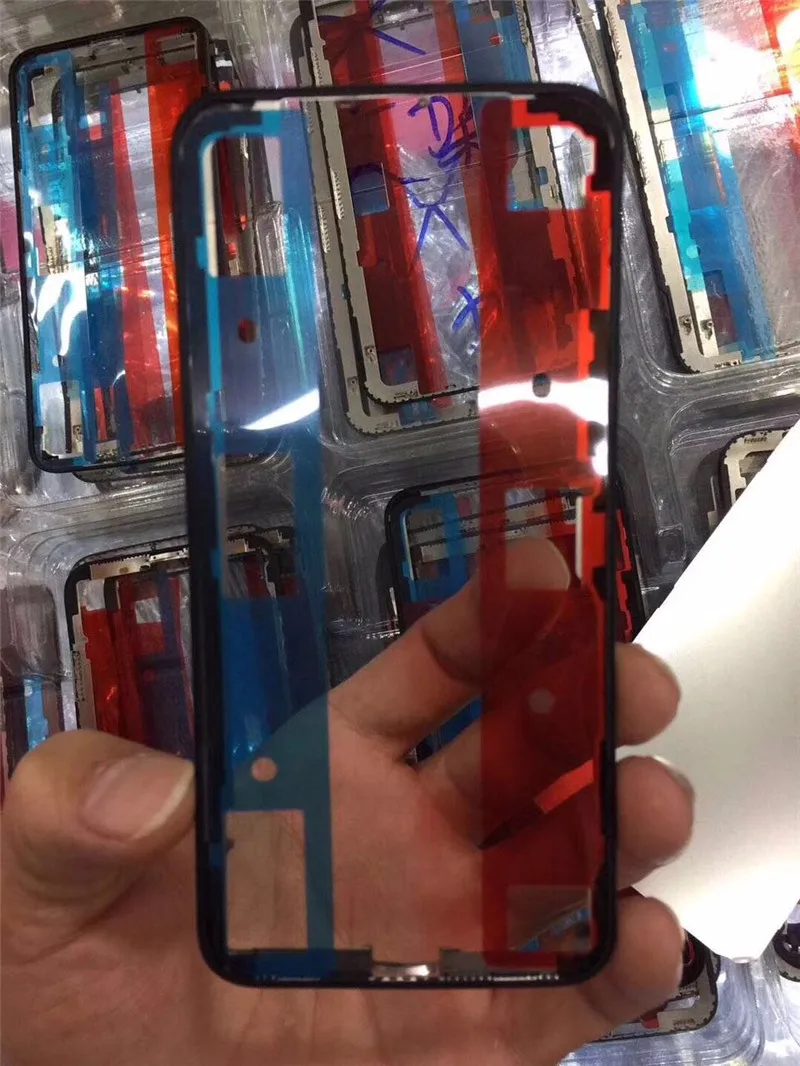 Совершенно новый средний рамка LCD сенсорный экран передняя Корпус с наклейкой и