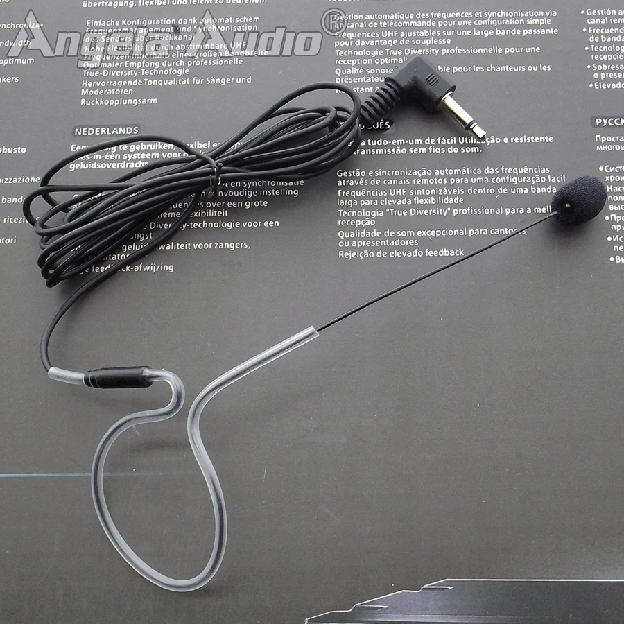 4 шт. Проводная гарнитура с одним заушным крючком конденсаторный микрофон разъем