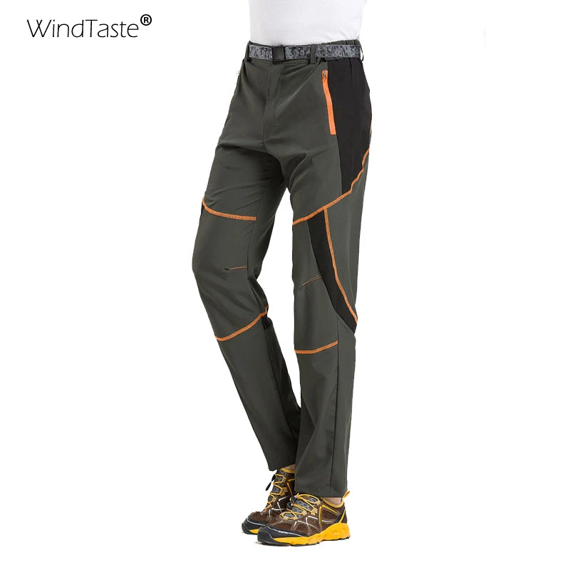 WindTaste мужские летние быстросохнущие походные тонкие эластичные брюки