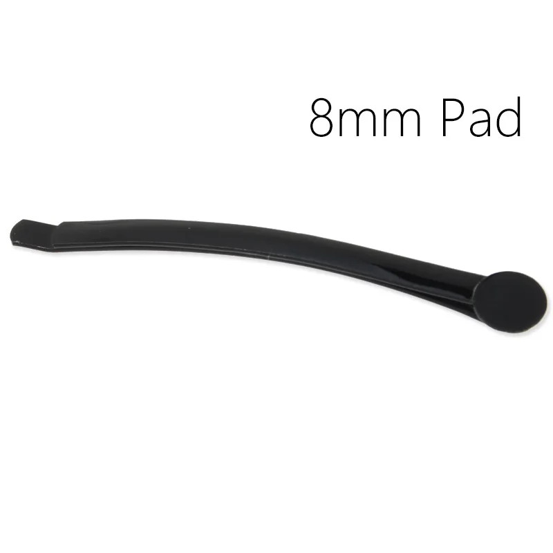 Новый дизайн 8 мм пластиковые заколки для волос черные аксессуары ювелирных