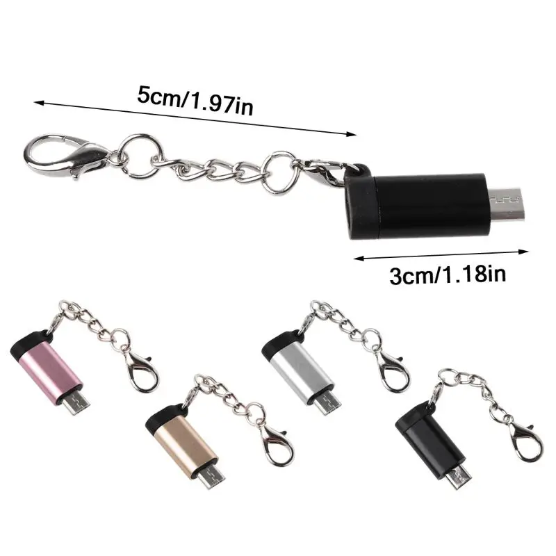 Функция &quotантипотеря 8 контактный Lightning (мама) Micro USB разъем адаптера конвертера