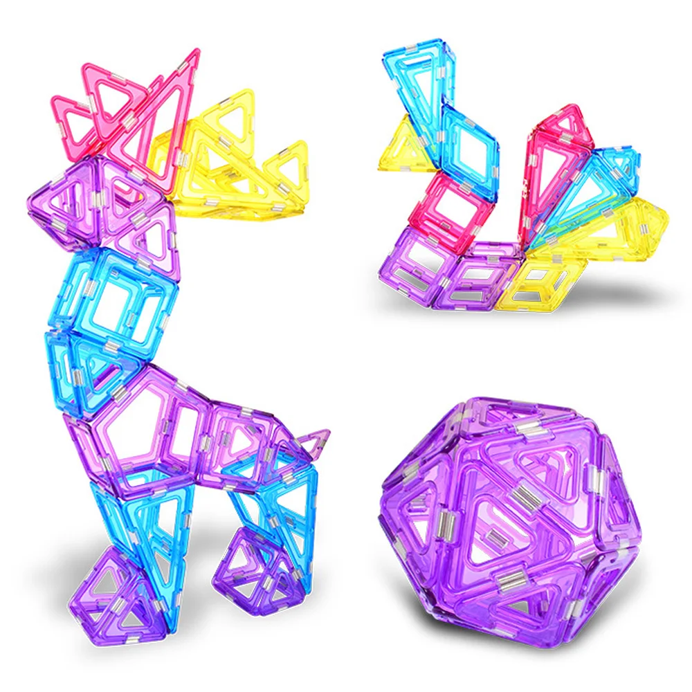 

1PC Big Size Crystal Blocks Magnetic Designer Construction Model&Building Toy Magnetic Blocks Educational Toys For Kids Gift