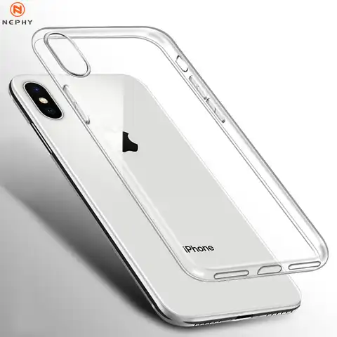 Прозрачный мягкий силиконовый чехол для iPhone XS Max XR X 13 12 11 pro 7 8 Plus 6 S 6S 5 5S 5SE SE 2020 6Plus 7Plus 8Plus 12pro 12max TPU Задняя крышка мобильного телефона на бампере
