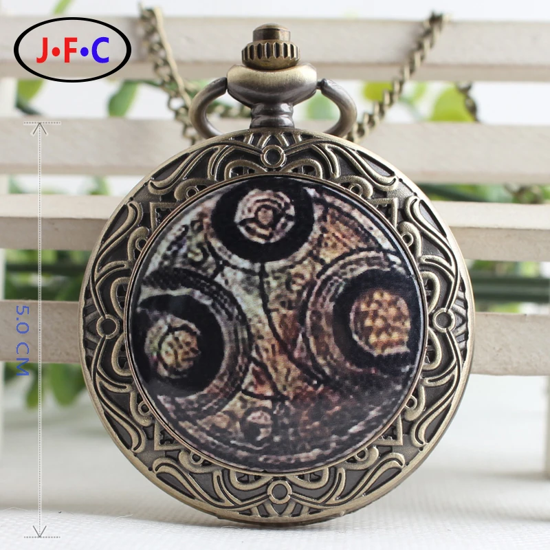 Европа и соединенные Штаты большой кварц карманные часы флип Импрессионистов