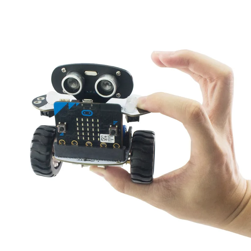DIY Micro: бит робот Arduino DIY Qbit Программирование интеллектуальная машина дистанционного управления для детей робот игрушка мини автомобиль