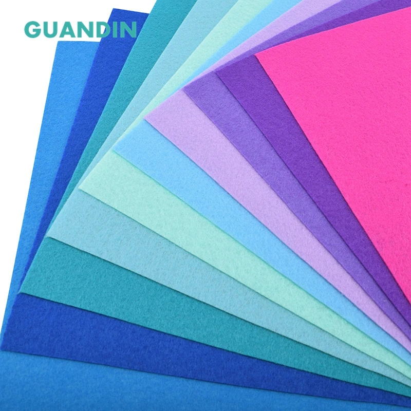 GuanDin 40 шт. в 1 упаковке смешанный однотонный цвет полиэфирная Нетканая войлочная