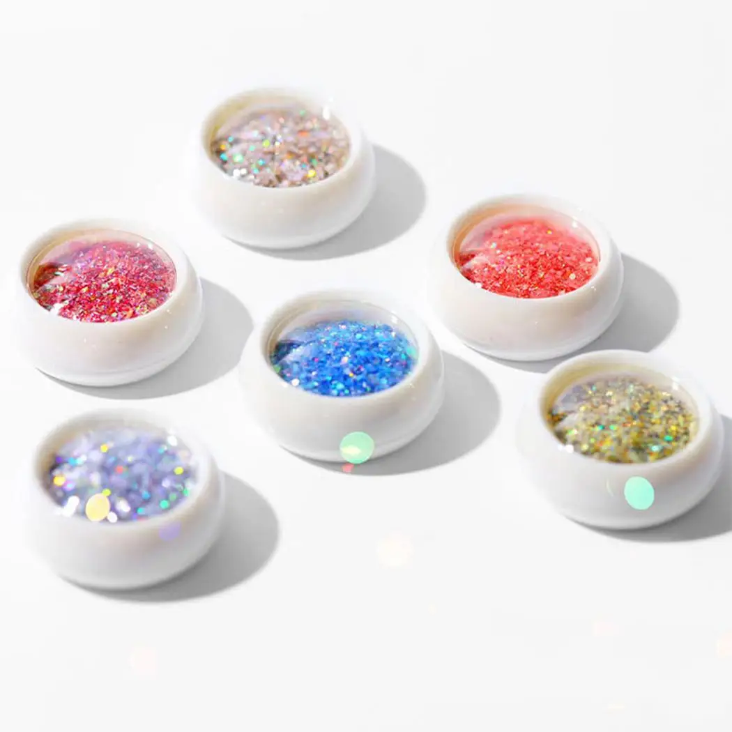 Новый женский модный дизайн ногтей Маникюр 3D украшение блестки Нормальный тип