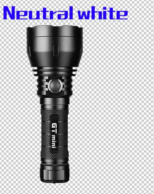 Lumintop GT мини длинные позвонил фонарик 17 Вт 4.5A CREE XHL СЗ/CW Макс 1200 люмен Луч расстояние 750 м 135, 000cd открытый факел - Цвет: NW flashlight