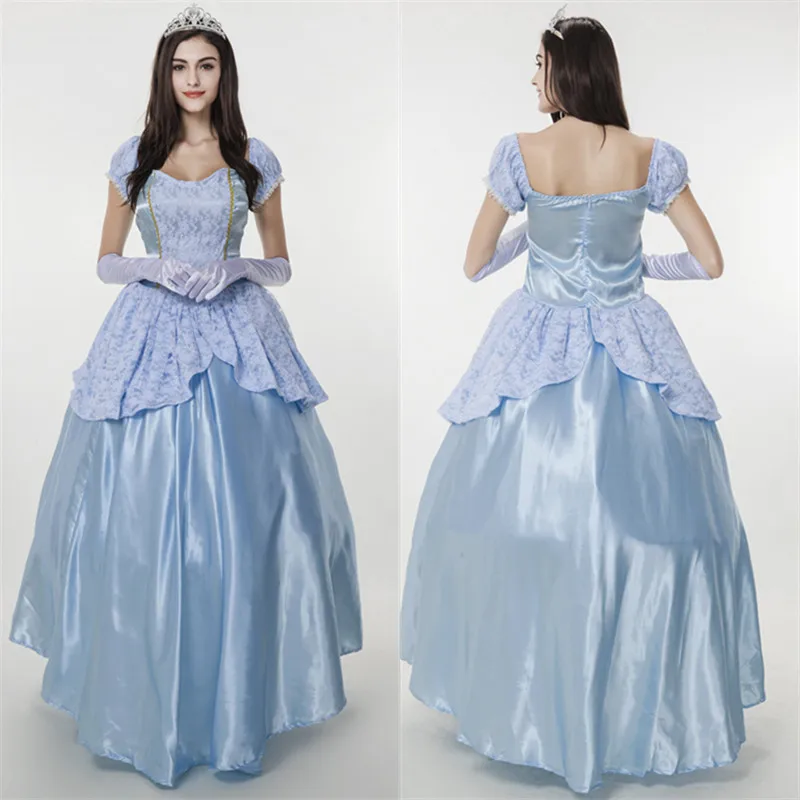 

Halloween party costumes SISSI cosplay Christmas women fancy blue court dress for adult ball queen clothing dresses