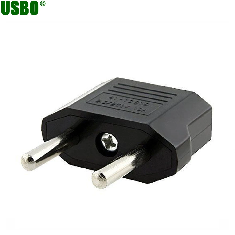 10 шт. европейский стандарт США в ЕС мини-конвертировать штепсель адаптер для